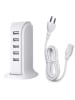 SmartCase US-USB-Ladenetzstecker in Weiß - (L)1,5 m