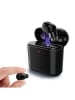 SmartCase Bluetooth in-ear hoofdtelefoon zwart