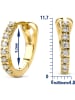 Revoni Gouden creolen met diamanten