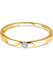 Diamant Exquis Złoty pieścionek z diamentem