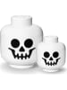 LEGO Opbergbox "Skeleton" wit - (H)27,1 x Ø 24 cm