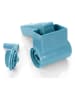 Zenker 3-delige set: handmolen lichtblauw - (B)13,5 x (H)8 x (D)9 cm