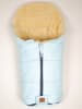 Kaiser Naturfellprodukte Voetenzak met lamsvacht "Channy" lichtblauw - (L)80 x (B)37 cm