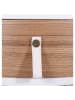 THE HOME DECO FACTORY Nachtkastje "Nora" wit - (B)35 x (H)46,5 x (D)35
