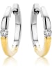 Revoni Weißgold-/ Gold-Creolen mit Diamanten