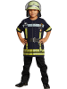 Party x People Kostüm-Shirt "Feuerwehr" in Dunkelblau/ Gelb