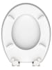 Schütte Toiletbril met softclose "White" wit