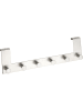 Wenko Roestvrijstalen deurkapstok "Celano" - (B)39 x (H)11 x (D)5,5 cm