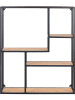 Actona Wandregal "Seaford" in Wildeiche/ Schwarz - (B)75 x (H)91 x (T)20 cm