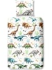 Good Morning Beddengoedset "Dino" meerkleurig
