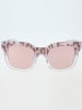 Guess Damskie okulary przeciwsłoneczne w kolorze beżowo-jasnoróżowym