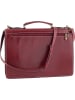 ORE10 Leder-Businesstasche "Ferrara" in Rot - (B)38 x (H)27 x (T)7 cm