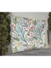 Folkifreckles Koc piknikowy "Flores Vintage" ze wzorem - 170 x 140 cm