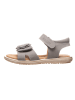 kmins Leder-Sandalen in Grau