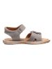 kmins Leder-Sandalen in Grau