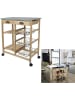 Ethnical Life Servierwagen "My Little Market" in Kiefer/ Grau - (B)67 x (H)81 x (T)35 cm