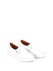 Noosy Leder-Slipper in Weiß