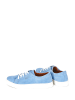 Noosy Leder-Sneakers in Hellblau