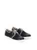 Noosy Leder-Sneakers in Schwarz