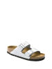 Birkenstock Pantoletten "Arizona" in Silber - Weite N