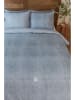 Rivièra Maison Renforcé-Bettwäsche-Set "Gingham" in Blau