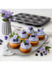 Zenker Forma "Energy" w kolorze antracytowym do muffinek - 38 x 26 cm