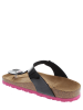 Sunbay Zehentrenner in Schwarz/ Pink
