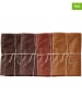 Tierra Bella 4-delige set: servetten "Red Gradient" rood - (L)40 x (B)20 cm