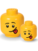 LEGO Aufbewahrungsbox "Silly" in Gelb - (H)27,1 x Ø 24 cm
