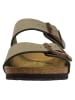 Birkenstock Slippers "Arizona" kaki - wijdte S