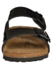 Birkenstock Pantoletten "Arizona" in Schwarz - Weite S