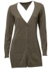 Heine Longcardigan in Oliv