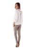 100% Leinen Linnen blouse "Barcelona" wit