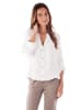 100% Leinen Linnen blouse "Barcelona" wit