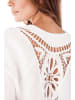 100% Leinen Linnen blouse "Barcelona" wit