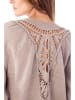100% Leinen Linnen blouse "Barcelona" taupe