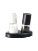 Vialli Design 3-częściowy zestaw młynków w kolorze czarno-białym na sól/pieprz