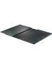 Zeller 2-delige set: fornuisafdekplaten "Schiefer" zwart - (L)52 x (B)30 cm
