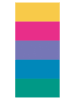 Folia Plakband "Colour Basic" meerkleurig - 5x 10 m