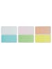 folia PAPER Glitterkarton "Pastell" in Bunt - 6 Blatt - (L)24,5 x (B)17 cm