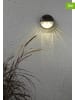 Best Season 3er-Set: LED-Solar-Wandleuchten "Fency" in Braun - Ø 11 cm