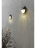 Best Season 3er-Set: LED-Solar-Wandleuchten "Fency" in Braun - Ø 11 cm