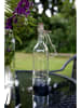 STAR Trading Decoratieve ledsolarhanger "Bottle" transparant - (H)30 cm
