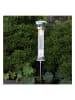 STAR Trading Solarna lampa ogrodowa LED "Celsius" w kolorze srebrno-białym - wys. 57,5 cm