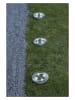 STAR Trading 3-delige set: ledsolartuinstekers "Lawnlight" zilverkleurig - Ø 11,5 cm