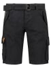 Geographical Norway Bermudy "Pouvoir" w kolorze czarnym