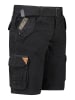 Geographical Norway Bermudy "Pouvoir" w kolorze czarnym