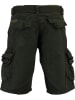 Geographical Norway Cargoshorts "Pouvoir" in Schwarz