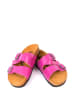 Moosefield Leder-Pantoletten in Pink