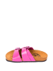 Moosefield Leren slippers roze